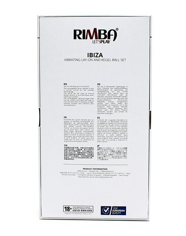 Rimba Toys Rimba - Ibiza - Vibrator set Rimba Toys Rimba - Ibiza - Vibrator set