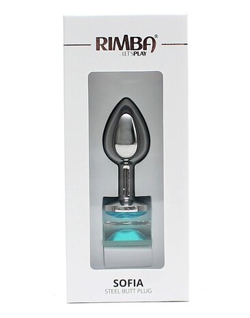 Rimba Toys Sofia Metal Buttplug - Ø 3 x 7.3 cm