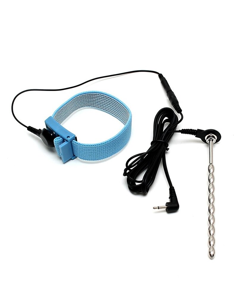 Rimba Electro Play Electro Sex Metal Urethral and penis strap