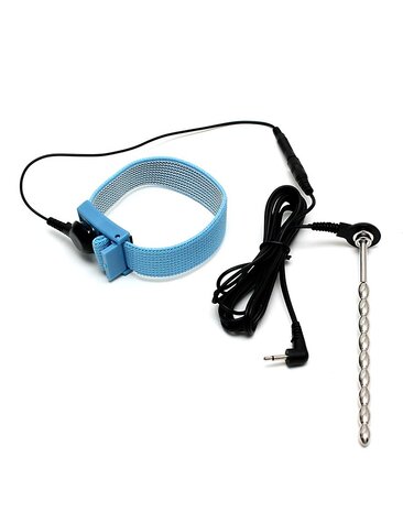 Rimba Electro Play Electro Sex Metal Urethral and penis strap