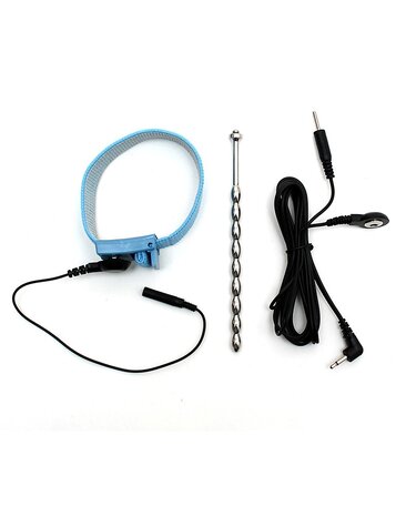 Rimba Electro Play Electro Sex Metal Urethral and penis strap
