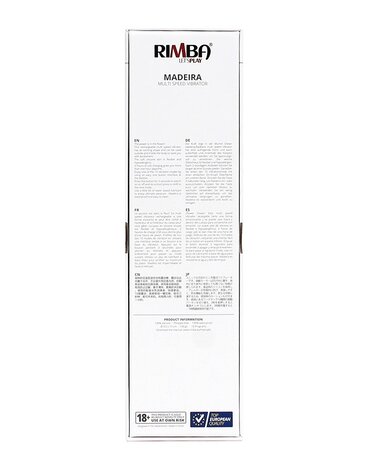 Rimba Toys Rimba - Vibromasseur Madeira Flower Power Rimba Toys Rimba - Vibromasseur Madeira Flower Power