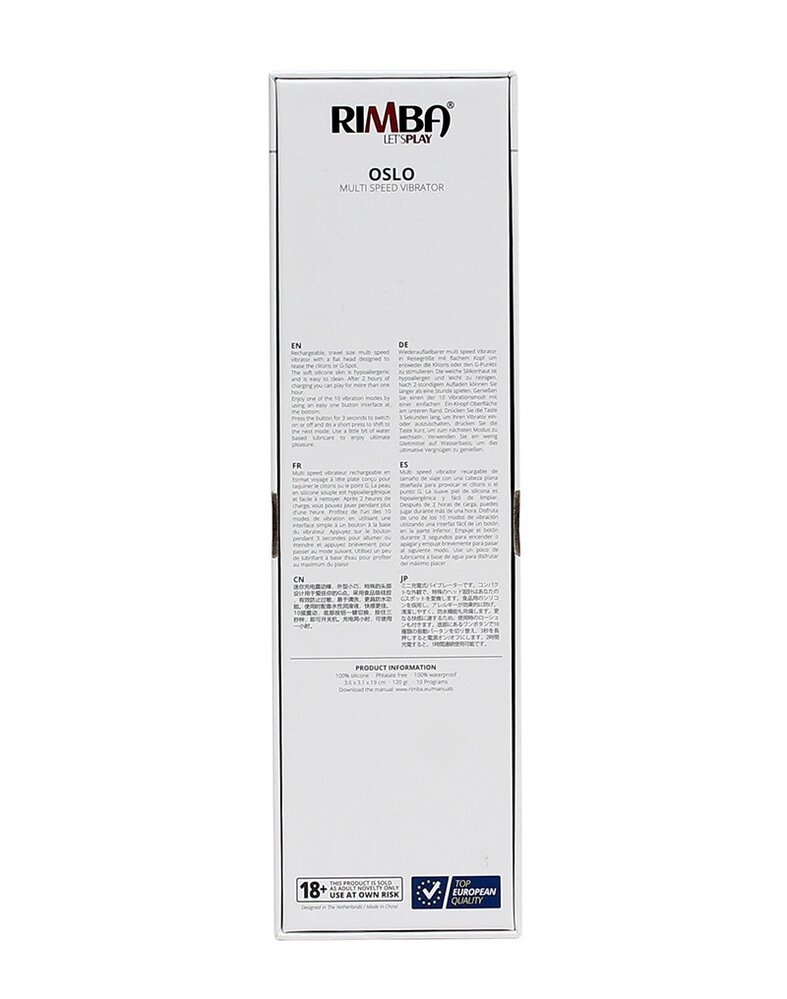 Rimba Toys Oslo – Klitoris Vibrator mit G-Punkt-Stimulation