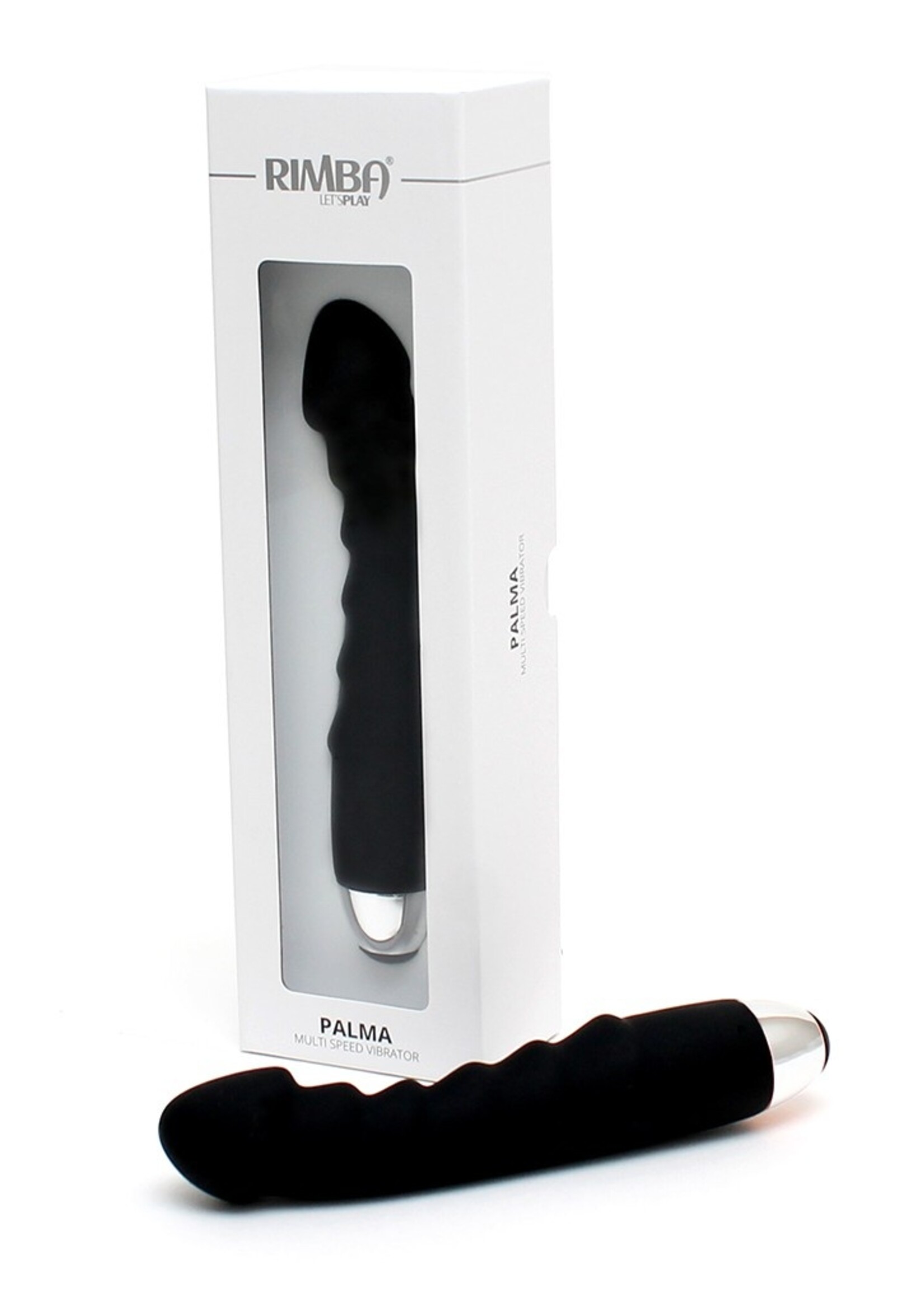 Rimba Toys Palma – Vibromasseur Rainuré en Silicone Étanche (Noir)