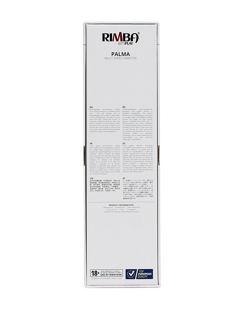 Rimba Toys Palma – Vibrator met realistische vorm Rimba Toys Palma – Vibrator met realistische vorm