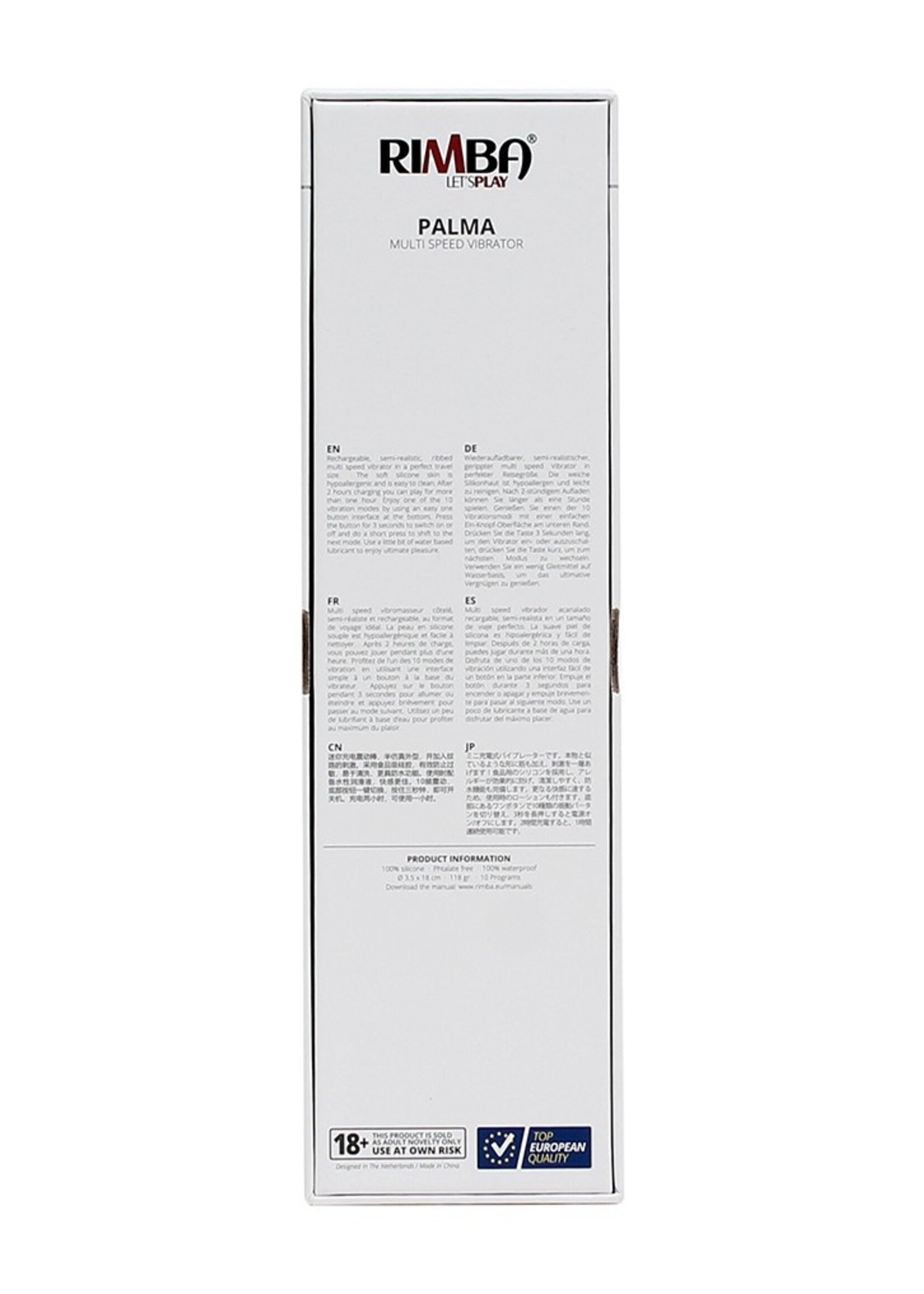 Rimba Toys Palma – Vibrator met realistische vorm