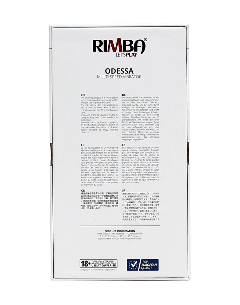 Rimba Toys Odessa – Klitoris Vibrator für Vulvastimulation