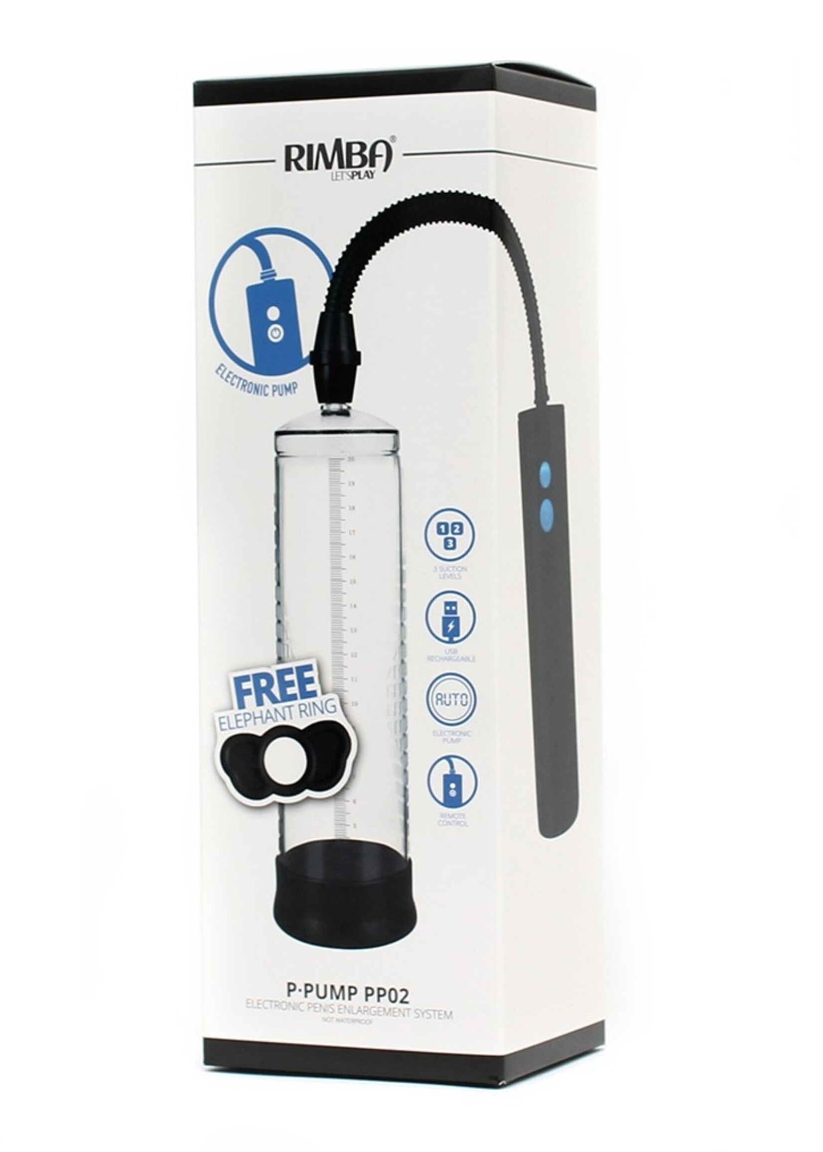 Rimba P-Pump PP02 - Penispomp met afstandsbediening