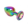 Rimba Toys Pisa - Butt Plug - Rainbow Rimba Toys Pisa - Butt Plug - Rainbow