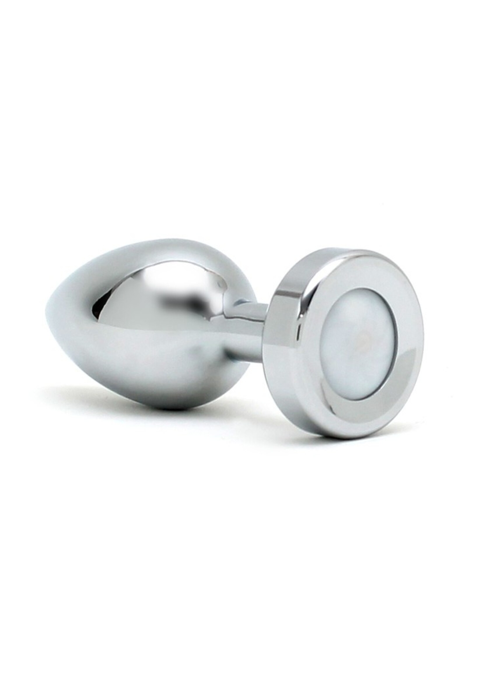 Rimba Toys Pisa - Butt Plug avec Lumières LED - Argent