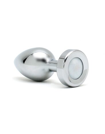 Rimba Toys Pisa - Butt Plug avec Lumières LED - Argent
