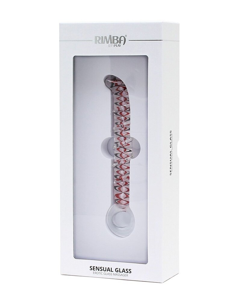 Rimba Sensual Glass Sammy - Ø 2 x 17,5 cm - glazen dildo