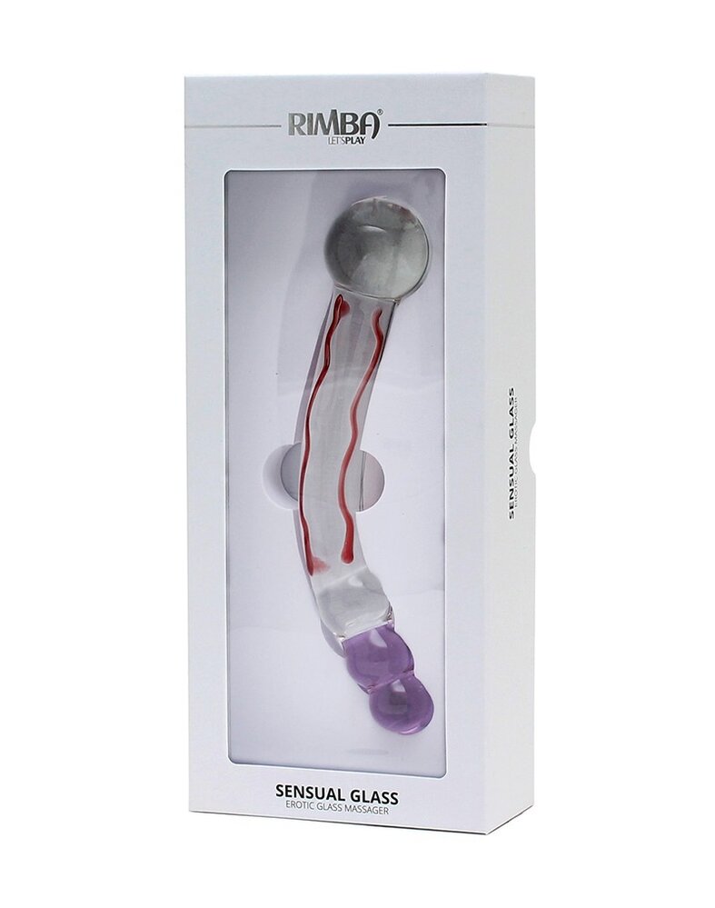 Rimba Sensual Glass Tania - Glass Dildo - Ø 2.2 - 3.8 x 19 cm