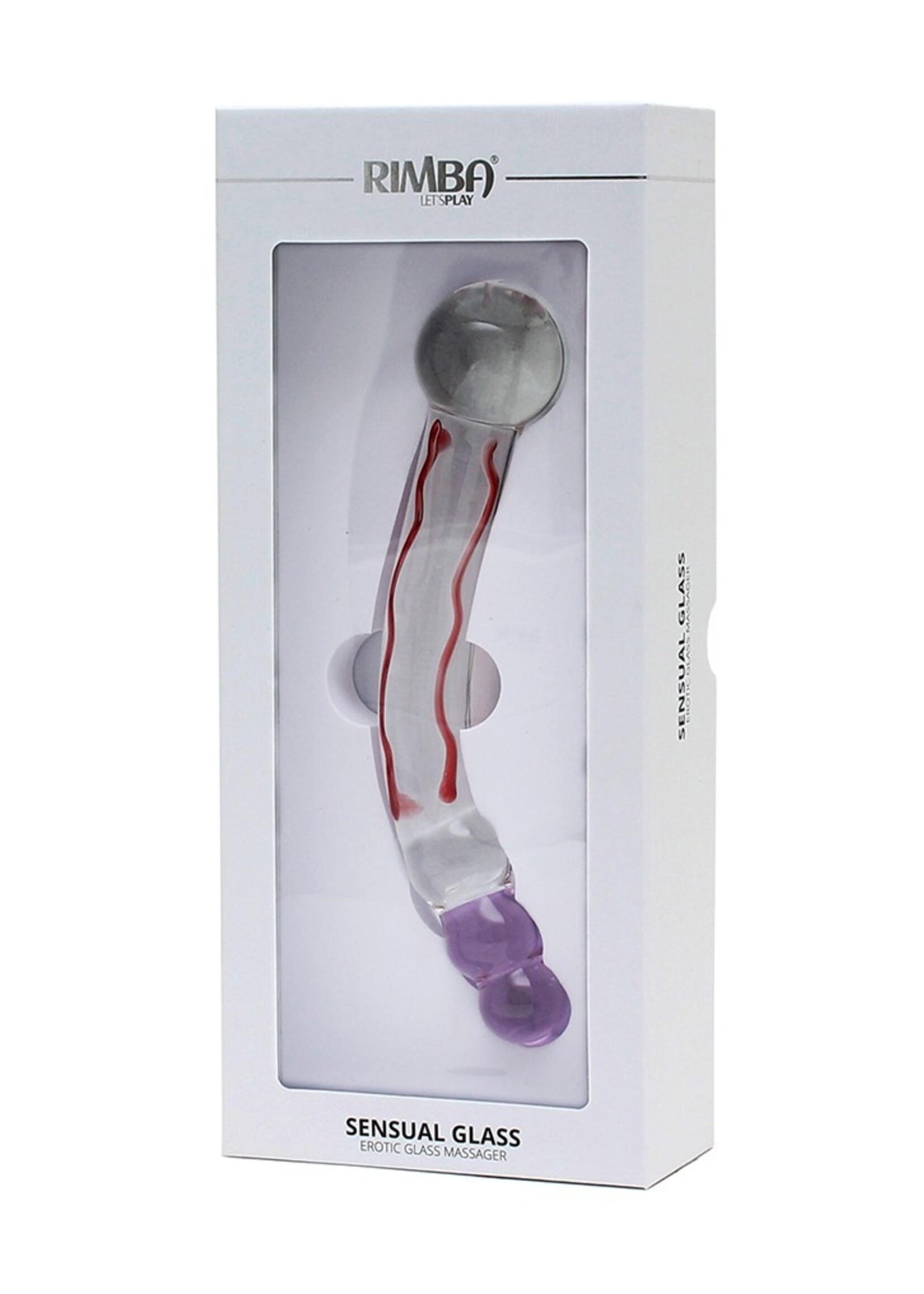 Rimba Sensual Glass Tania - Ø 2.2 - 3.8 x 19 cm - Glasdildo
