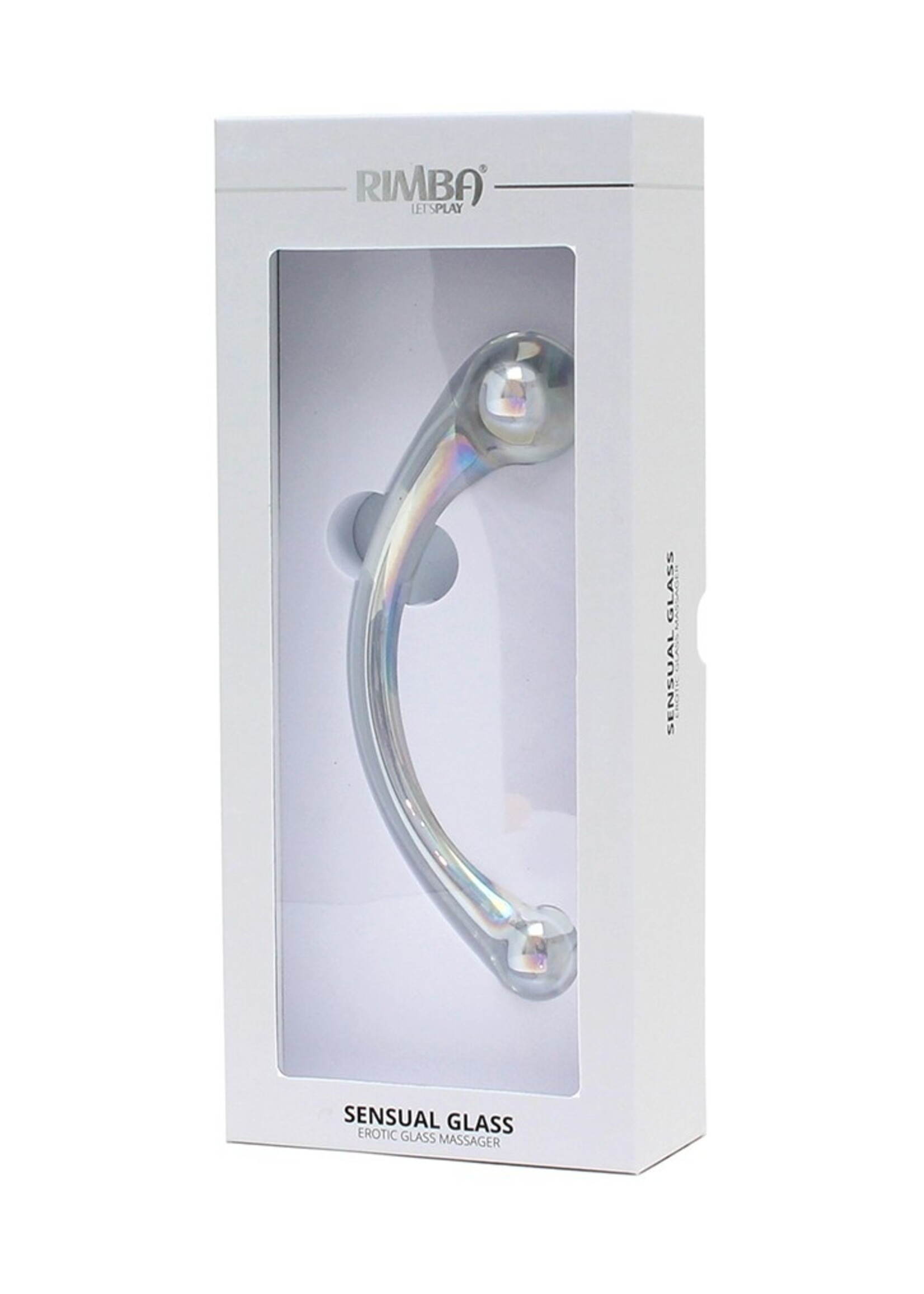 Rimba Sensual Glass Wanda - Ø 2,5 - 3,5 x 18 cm - glazen dildo