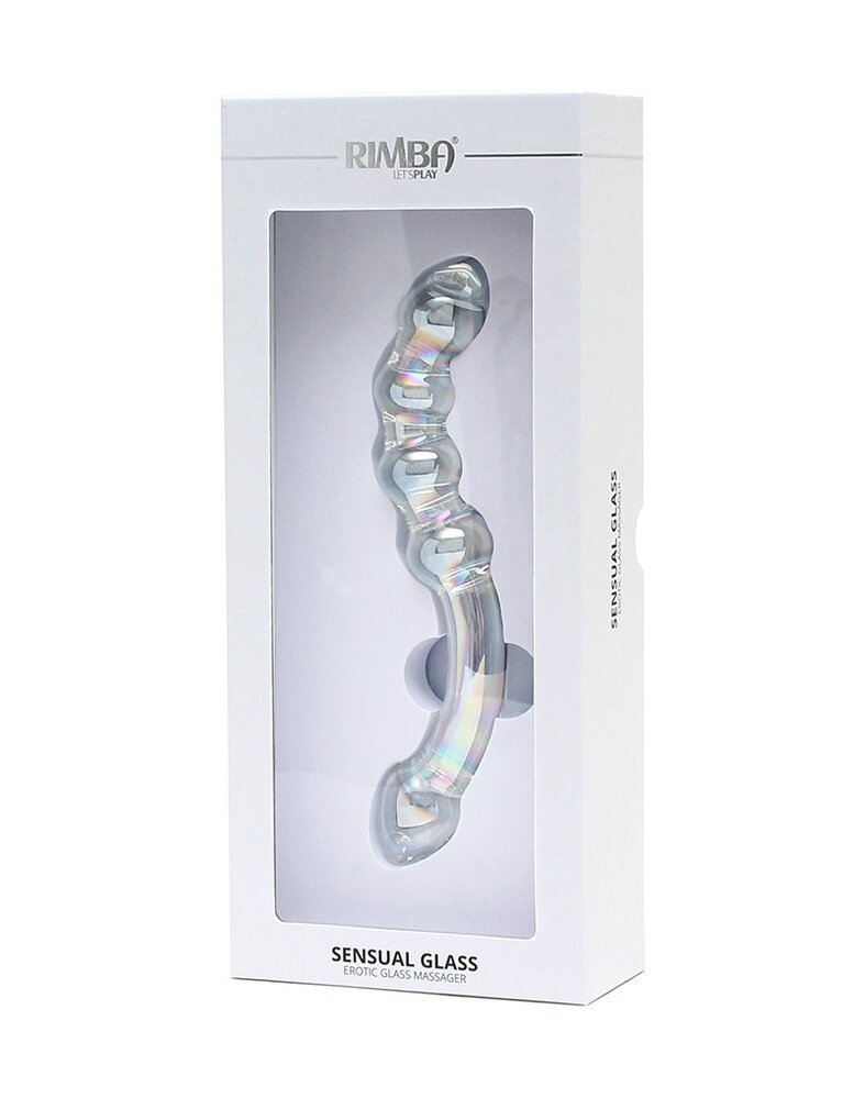 Rimba Sensual Glass Xena - Ø 2,4 -2,8 x 18 cm - glazen dildo Rimba Sensual Glass Xena - Ø 2,4 -2,8 x 18 cm - glazen dildo
