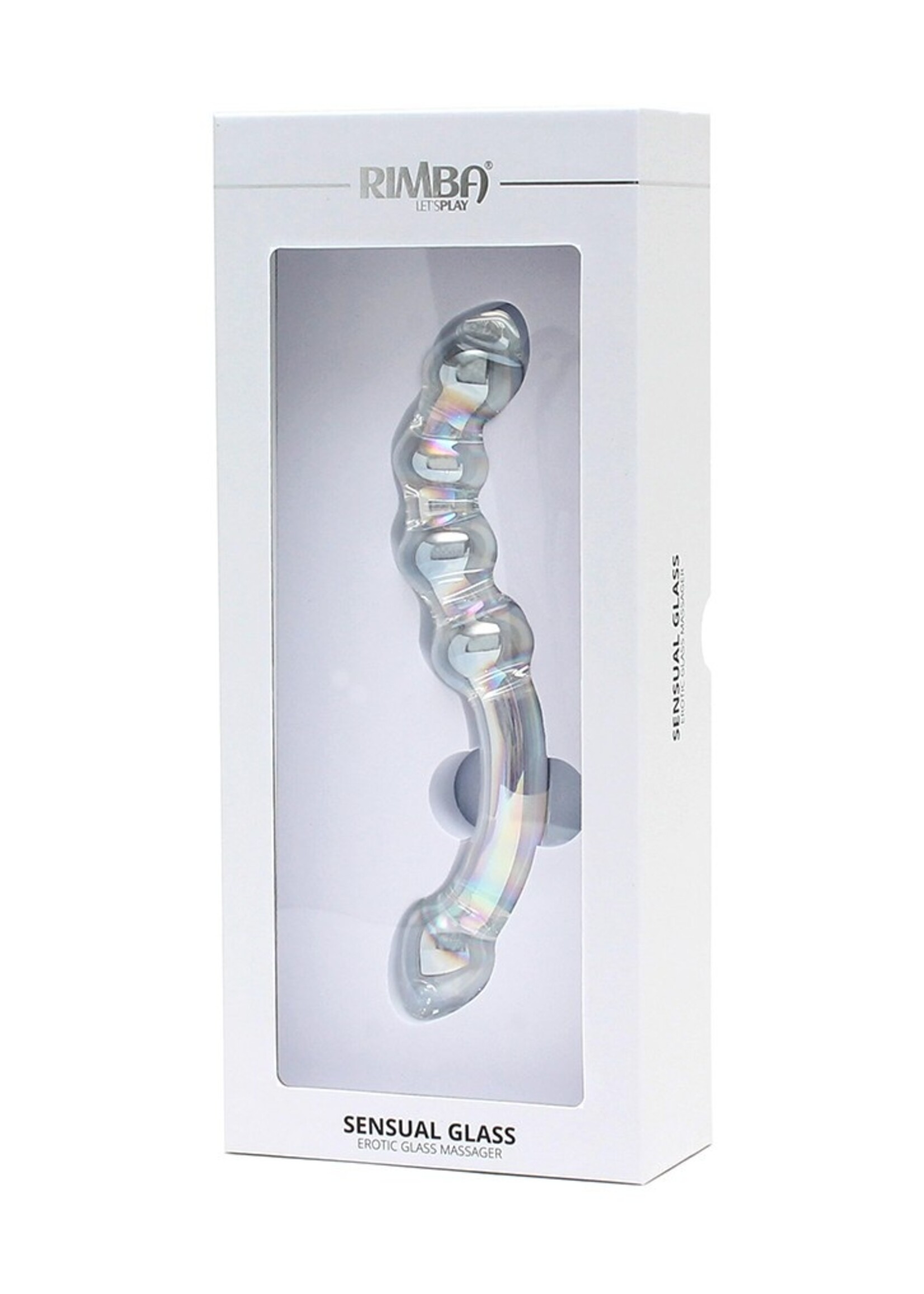 Rimba Sensual Glass Xena - Ø 2.4 -2.8 x 18 cm - Glasdildo
