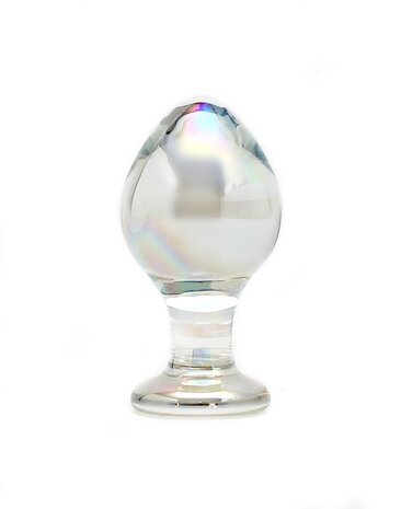 Rimba Sensual Glass Zelda - Ø 4,4 x 8,7 cm - glazen dildo Rimba Sensual Glass Zelda - Ø 4,4 x 8,7 cm - glazen dildo