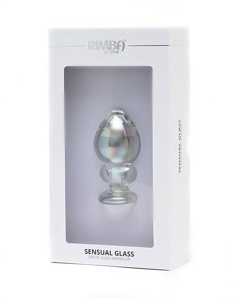 Rimba Sensual Glass Zelda - Ø 4,4 x 8,7 cm - glazen dildo Rimba Sensual Glass Zelda - Ø 4,4 x 8,7 cm - glazen dildo