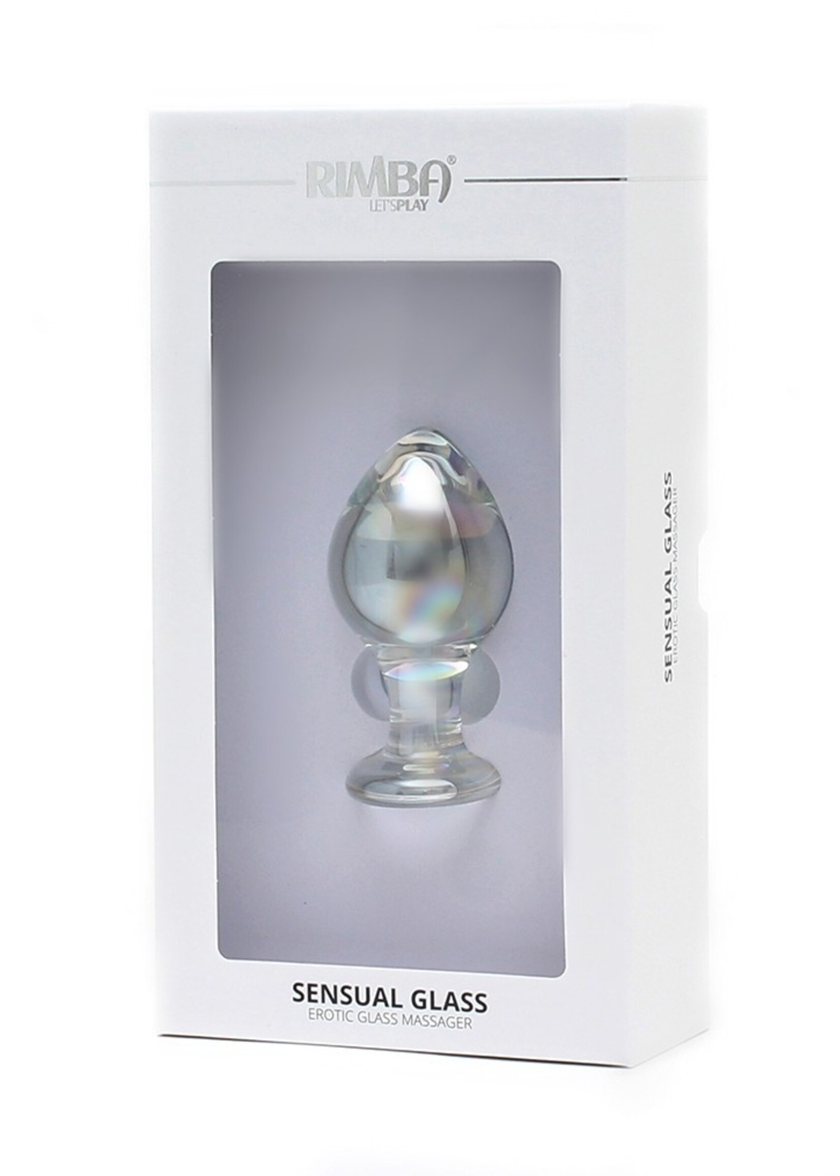 Rimba Sensual Glass Zelda - Ø 4,4 x 8,7 cm - glazen dildo