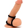 Rimba Latex Play Rimba Triple Penis Ring Zwart - Siliconen Rimba Latex Play Rimba Triple Penis Ring Zwart - Siliconen