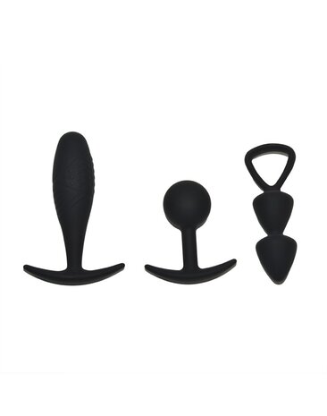 Rimba Toys Rimba Toys - Basel - Buttplug-Set Gr. S - Schwarz