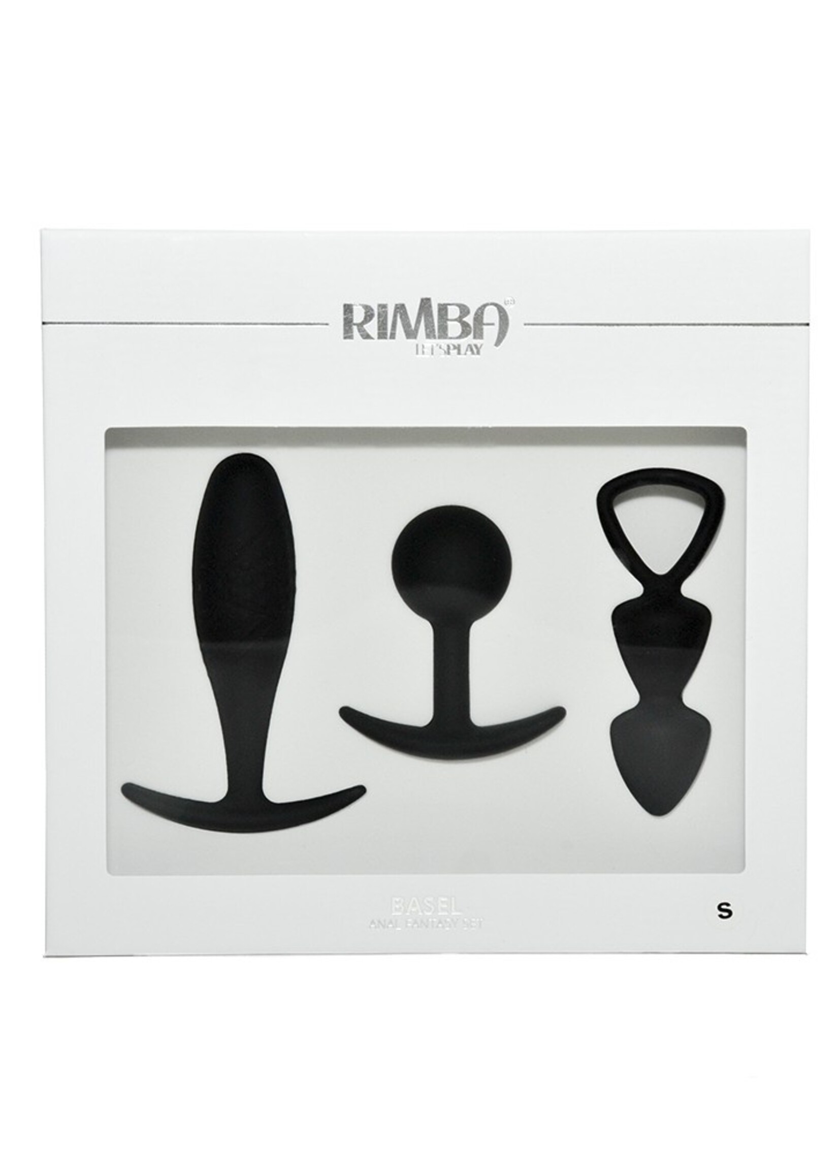 Rimba Toys Basel - Set de Butt Plugs Taille S - Noir