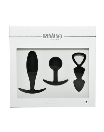 Rimba Toys Rimba Toys - Basel - Buttplug-Set Gr. S - Schwarz
