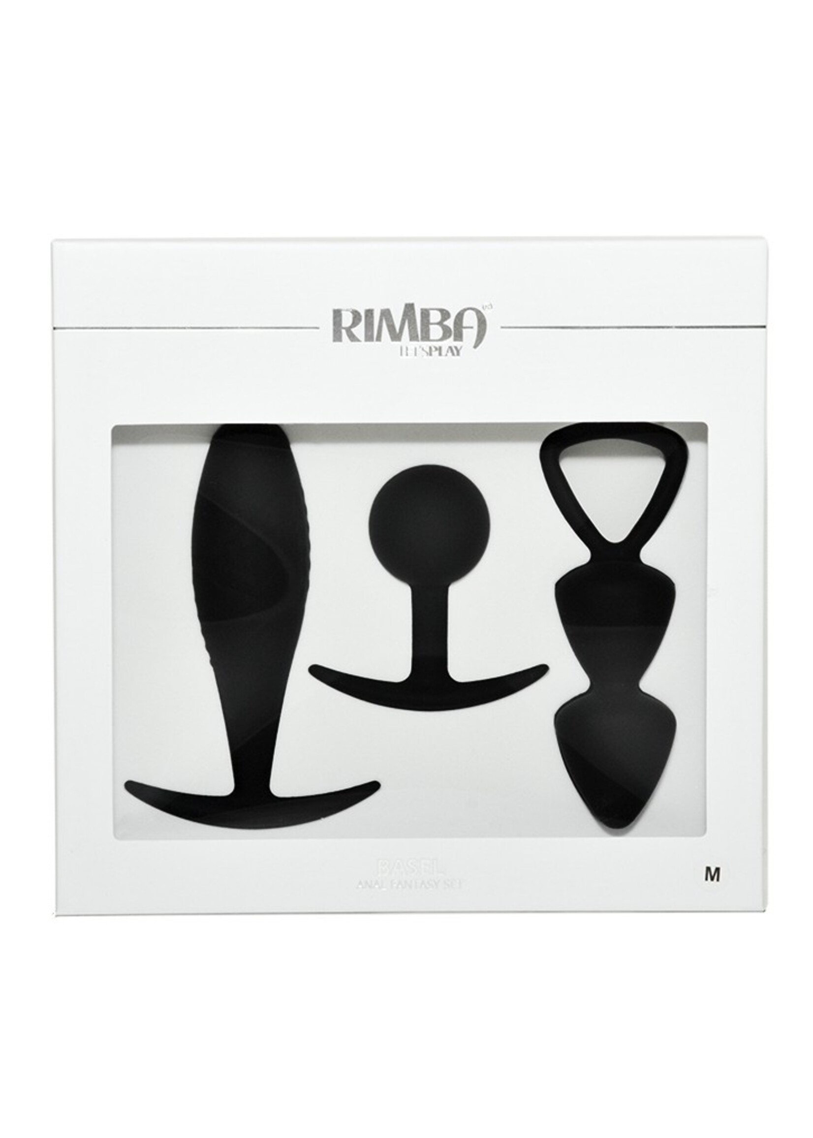 Rimba Toys Basel – anaalplugset M 7,2-12 cm Ø3,4-3,5 cm