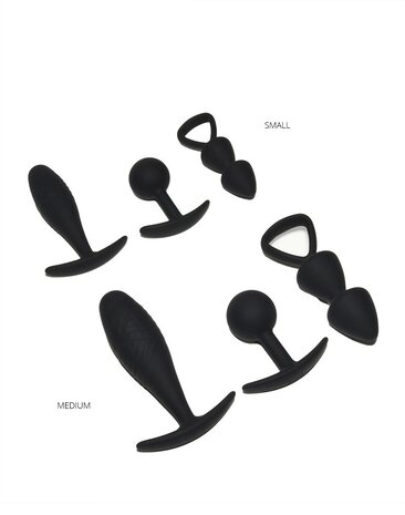 Rimba Toys Basel – Analplug-Set M 7,2–12 cm Ø3,4–3,5 cm