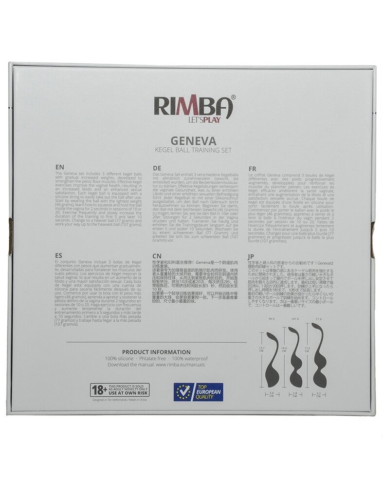 Rimba Toys Genève – Kegelballen trainingsset met trainingsgewichten