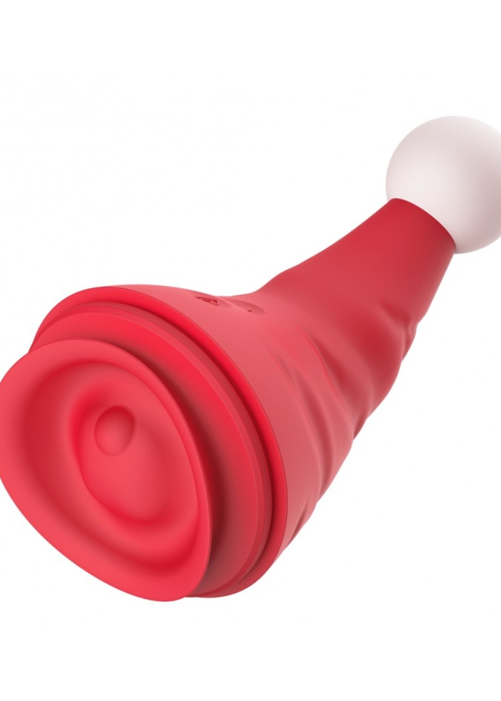 Rimba Toys Rimba - Naughty Hat - Vibromasseur de Noël avec stimulateur clitoridien