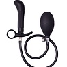 Rimba Latex Play Plug anal gonflable avec pompe - Noir