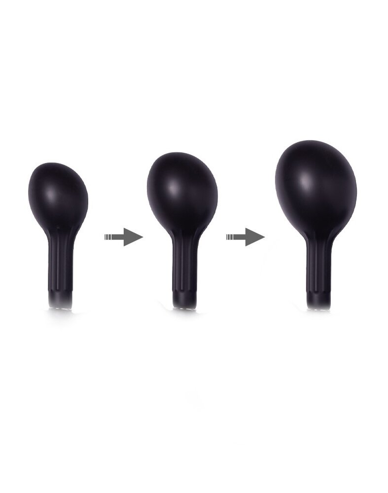Rimba Latex Play Rimba Latex Play - Inflatable Anal Plug with Pump - Black Rimba Latex Play Rimba Latex Play - Inflatable Anal Plug with Pump - Black