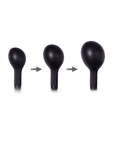 Rimba Latex Play Rimba Latex Play - Inflatable Anal Plug with Pump - Black Rimba Latex Play Rimba Latex Play - Inflatable Anal Plug with Pump - Black