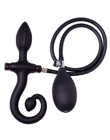 Rimba Latex Play Rimba Latex Play - Plug anal gonflable avec poignée et pompe - Noir Rimba Latex Play Rimba Latex Play - Plug anal gonflable avec poignée et pompe - Noir