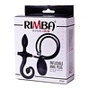 Rimba Latex Play Opblaasbare anaalplug met handvat en pomp - Zwart Rimba Latex Play Opblaasbare anaalplug met handvat en pomp - Zwart