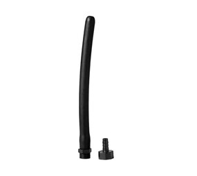 Rimba Latex Play Flexibele Intieme Douche - Zwart