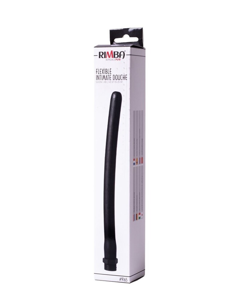 Rimba Latex Play Rimba Latex Play - Flexible Intimate Shower - Black