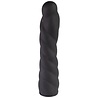 Rimba Latex Play Rimba verwisselbare dildo voor strap-on - Zwart - Ø3,4 x 16 cm