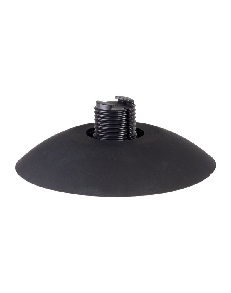 Rimba Latex Play Austauschbarer Dildo für Strap-on mit Saugnapf - Schwarz - Ø3.4 x 17.5 cm