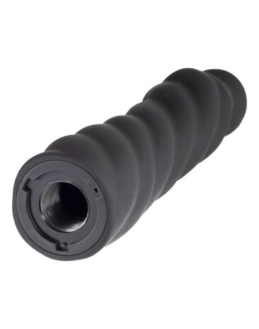 Rimba Latex Play Rimba Latex Play - Interchangeable Dildo for Strap-on with Suction Cup - Black - Ø3.4 x 17.5 cm