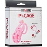 Rimba P-Cage Rimba P-Cage PC01 - Keuschheitsgürtel mit 5 Ringen - Rosa Rimba P-Cage Rimba P-Cage PC01 - Keuschheitsgürtel mit 5 Ringen - Rosa