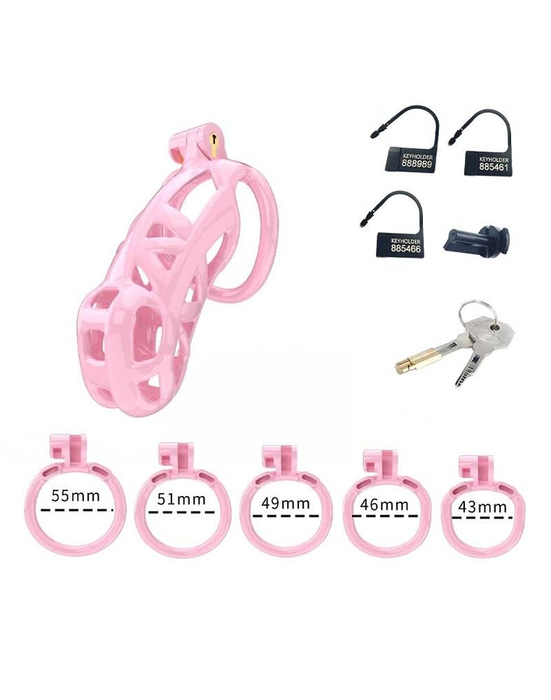 Rimba P-Cage P-Cage PC01 - Cage à pénis - Rose Rimba P-Cage P-Cage PC01 - Cage à pénis - Rose