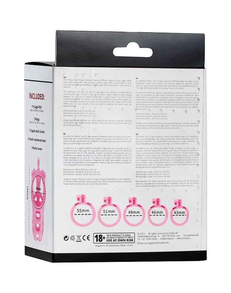 Rimba P-Cage Rimba P-Cage - P-Cage PC01 - Peniskäfig - Rosa Rimba P-Cage Rimba P-Cage - P-Cage PC01 - Peniskäfig - Rosa