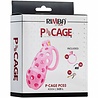 Rimba P-Cage Rimba P-Cage PC03 - Keuschheitsgürtel mit 5 Ringen - Rosa Rimba P-Cage Rimba P-Cage PC03 - Keuschheitsgürtel mit 5 Ringen - Rosa