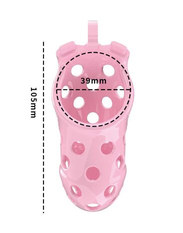 Rimba P-Cage PC03 - Kuisheidsgordel met 5 ringen - Roze Rimba P-Cage PC03 - Kuisheidsgordel met 5 ringen - Roze