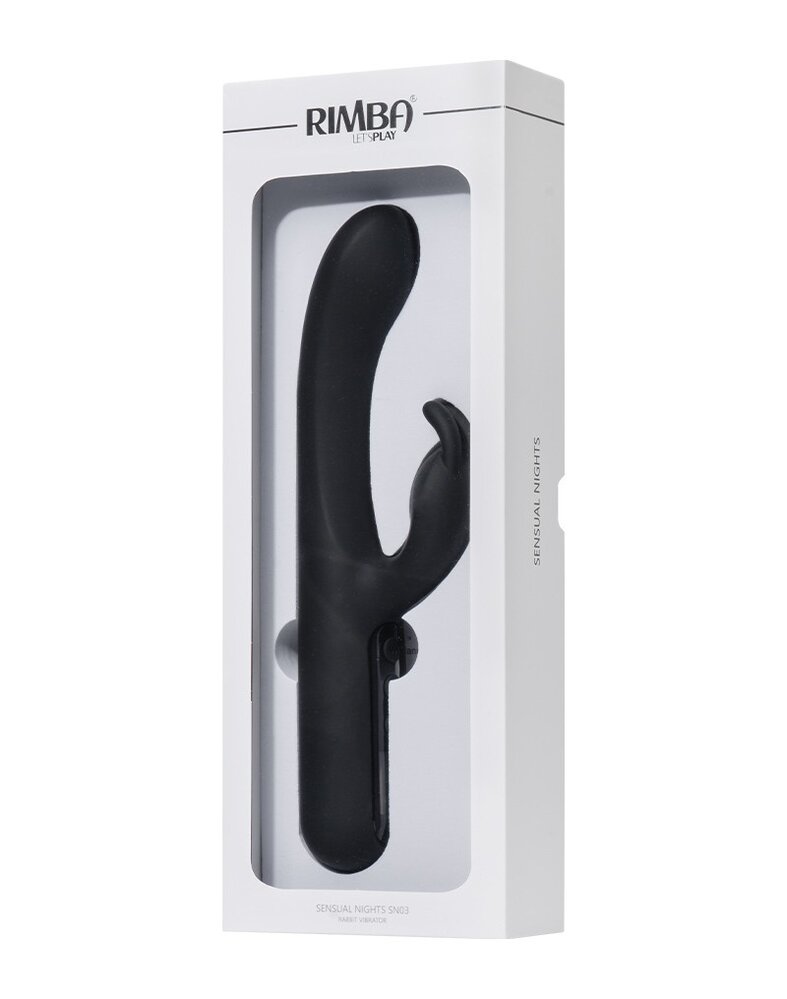 Rimba Toys Rimba Toys - Sensual Nights SN03 - Rabbit Vibrator - Black Rimba Toys Rimba Toys - Sensual Nights SN03 - Rabbit Vibrator - Black