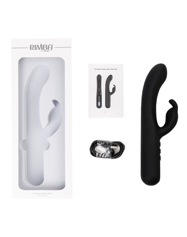 Rimba Toys Rimba Toys - Sensual Nights SN03 - Rabbit Vibrator - Black Rimba Toys Rimba Toys - Sensual Nights SN03 - Rabbit Vibrator - Black