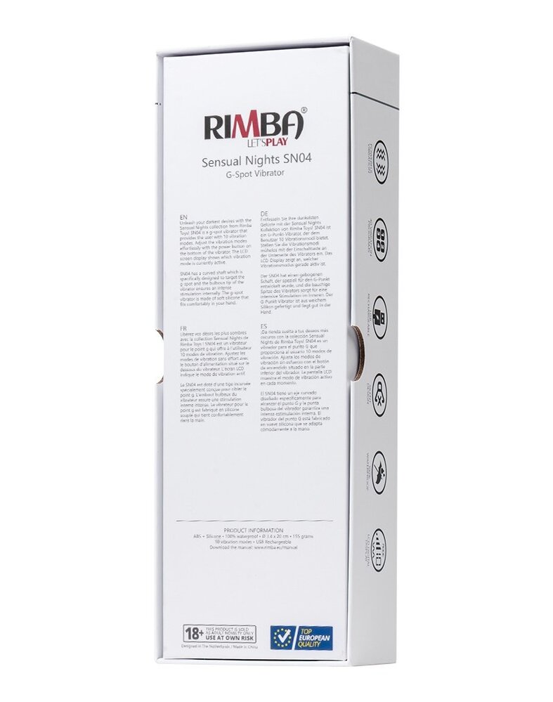 Rimba Toys Sensual Nights SN04 – G-spot vibrator Rimba Toys Sensual Nights SN04 – G-spot vibrator